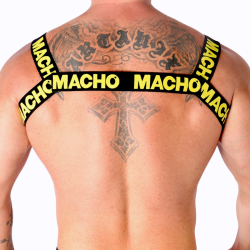 Macho - Harnais Double Jaune